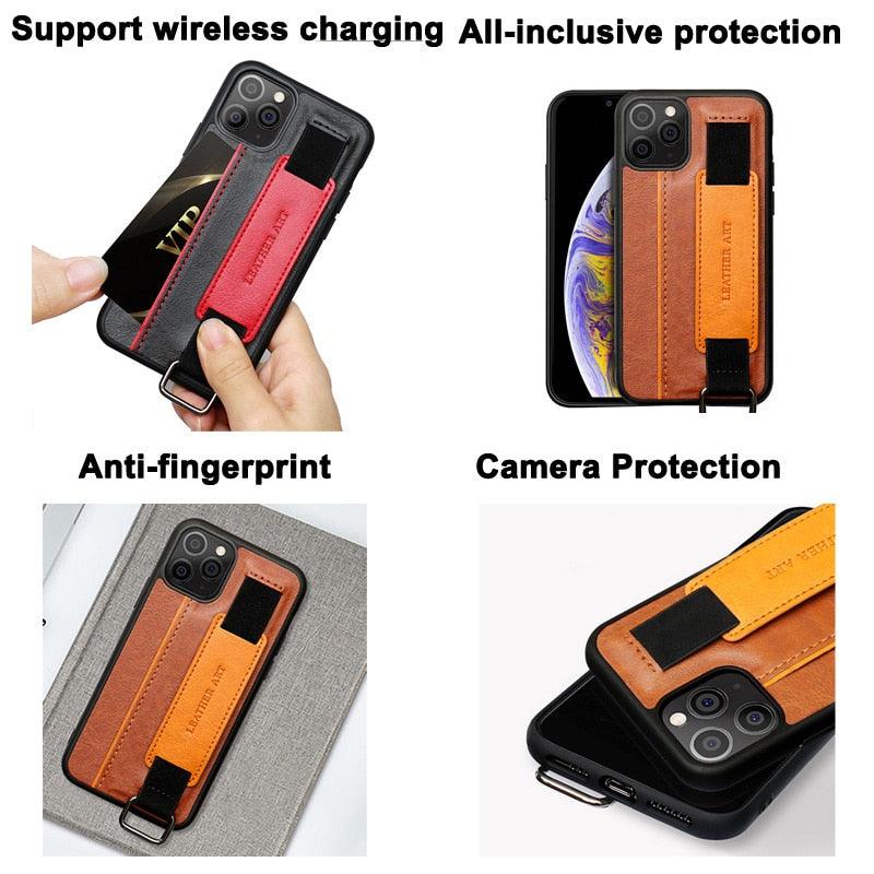 Classic Vintage Leather Belt Style Case for iPhone