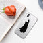Cute Black Cat Phone Case for iPhone Models