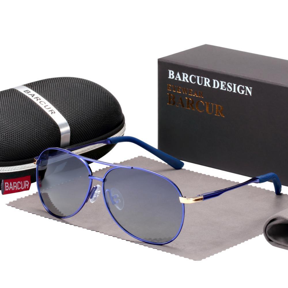 Lunettes de soleil polarisées de luxe dégradées pour hommes et femmes