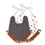 Double-Deck Infant Bibs - Stylish Cotton Linen for Toddlers