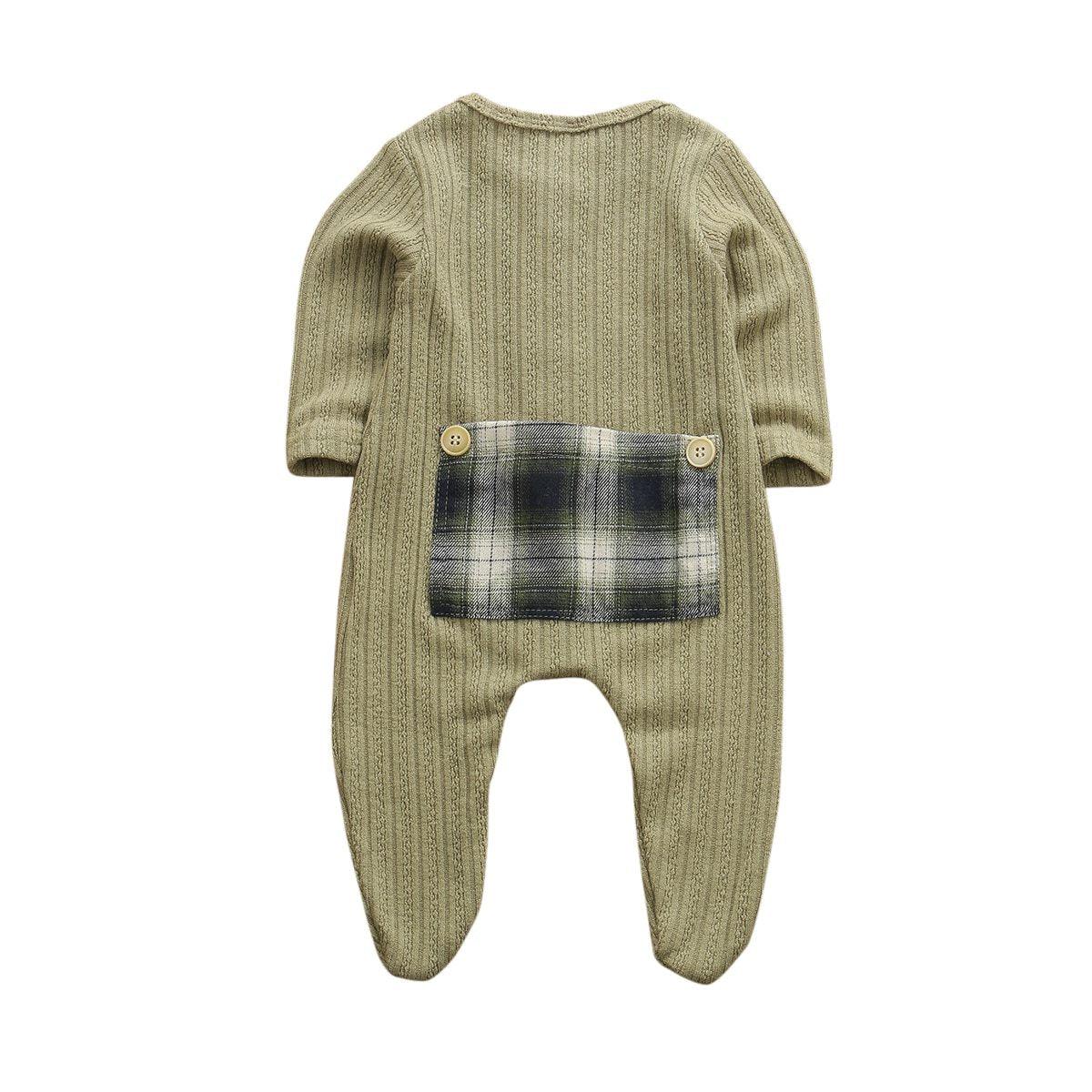 Combinaison Bébé à Manches Longues en Coton Premium pour Nouveau-nés