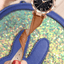 Montre à Quartz de Luxe pour Femmes avec Détails Fluorescents
