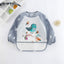 Adorable Waterproof Long Sleeve Baby Feeding Smock with Cartoon Design - Korvel