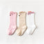 Chaussettes Bébé Blanches Montantes Premium - Design Antidérapant en Coton