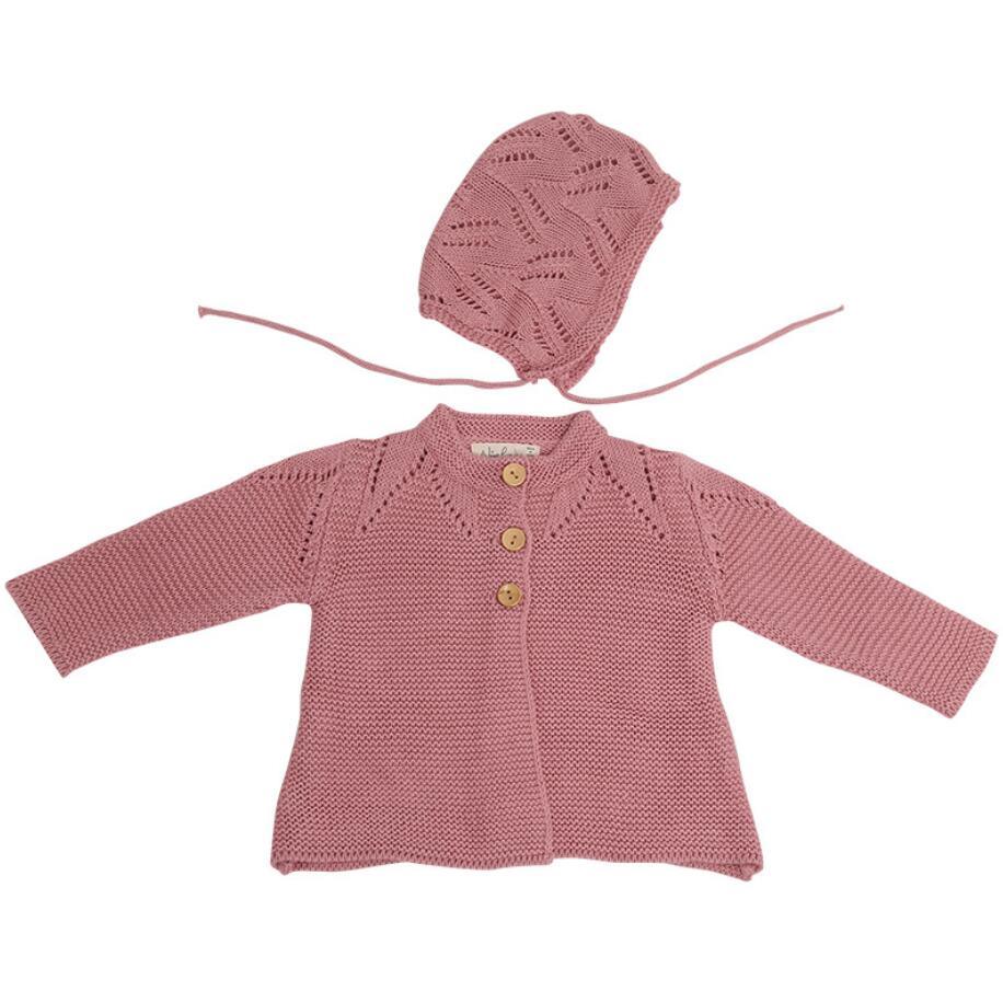 Combinaison Tricotée de Style Rétro pour Fille Bébé