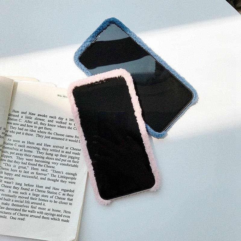Furry Fluffy Phone Case for iPhone - Stylish Protection