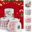 Christmas Pattern Printing Roll Toilet Paper Household  Tissue Bathroom Web Q0KD - Korvel
