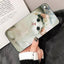 Cute Cat Black Phone Case for iPhone - Slim Fit Silicone Cover