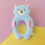 4-Pack Bear Silicone Teething Toys - Safe & Fun Baby Chewables - Korvel
