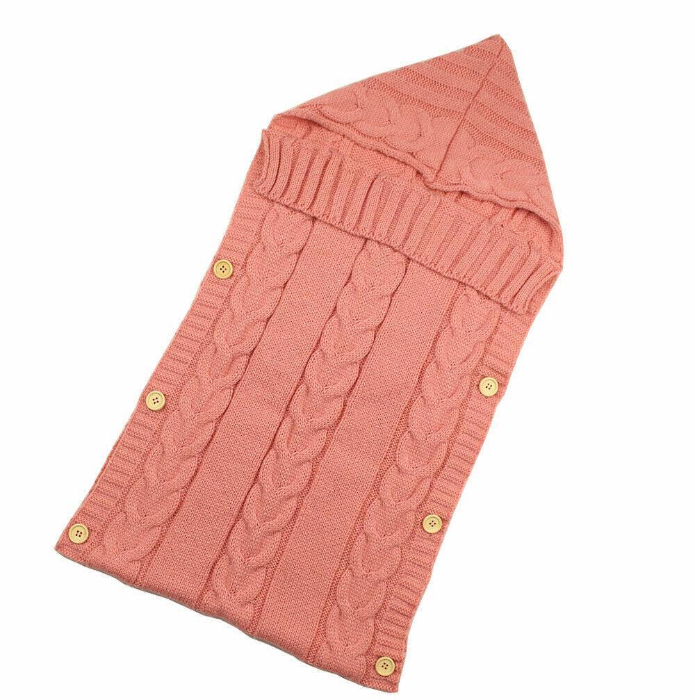 Premium Knitted Baby Swaddle Blanket for Comfort and Warmth