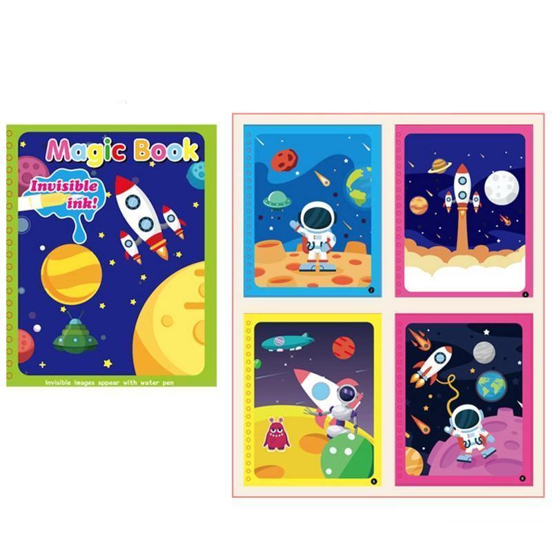 Magical Water Drawing Coloring Book for Kids