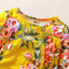 Luxury Floral Newborn Baby Girl Romper with Bow