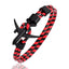 Pulsera de Cuero con Ancla de Avión Elegante para Hombres y Mujeres