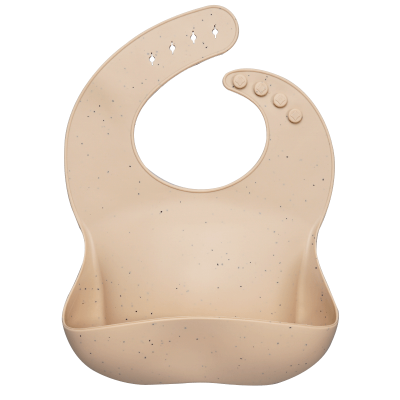 Bib de Silicona para Bebés con Pocket para Comida - Impermeable y Fácil de Limpiar