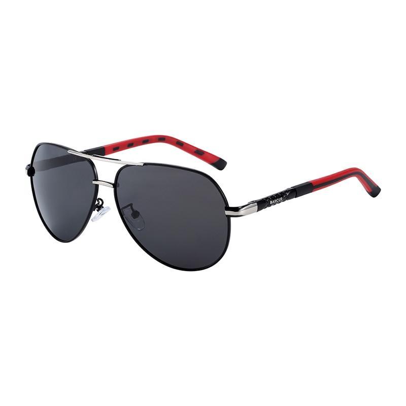 Lunettes de soleil aviateur polarisées de luxe avec protection UV400