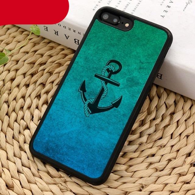 Classical Small Anchors Phone Case for iPhone 14 and More
