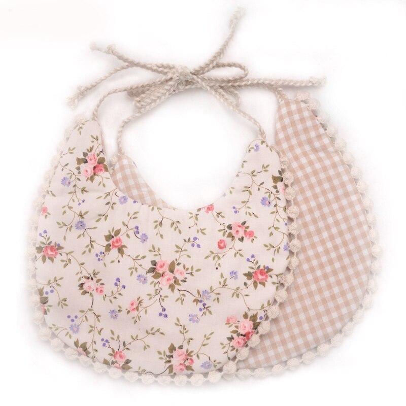 Double-Deck Infant Bibs - Stylish Cotton Linen for Toddlers