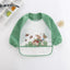 Adorable Waterproof Long Sleeve Baby Feeding Smock with Cartoon Design - Korvel