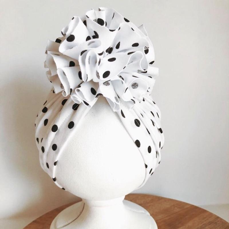 Chapeau Élégant en Fleurs pour Filles - Bonnet Turban pour Tout-Petits