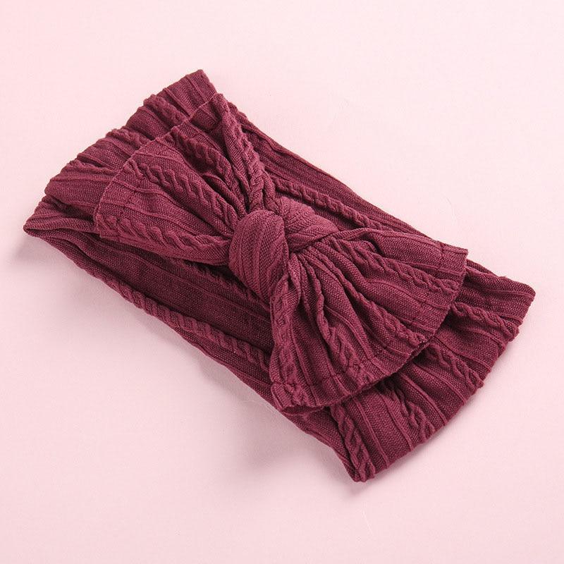 Bandeau pour bébé moderne fait main - Bonnet en coton doux pour filles