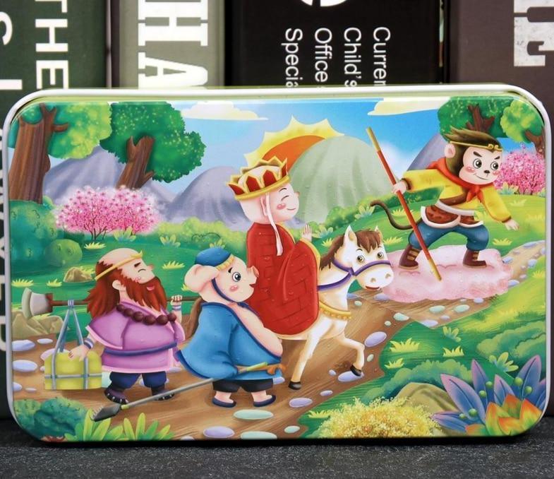 Puzzle en bois cartoon d'animaux de 60 pièces pour enfants