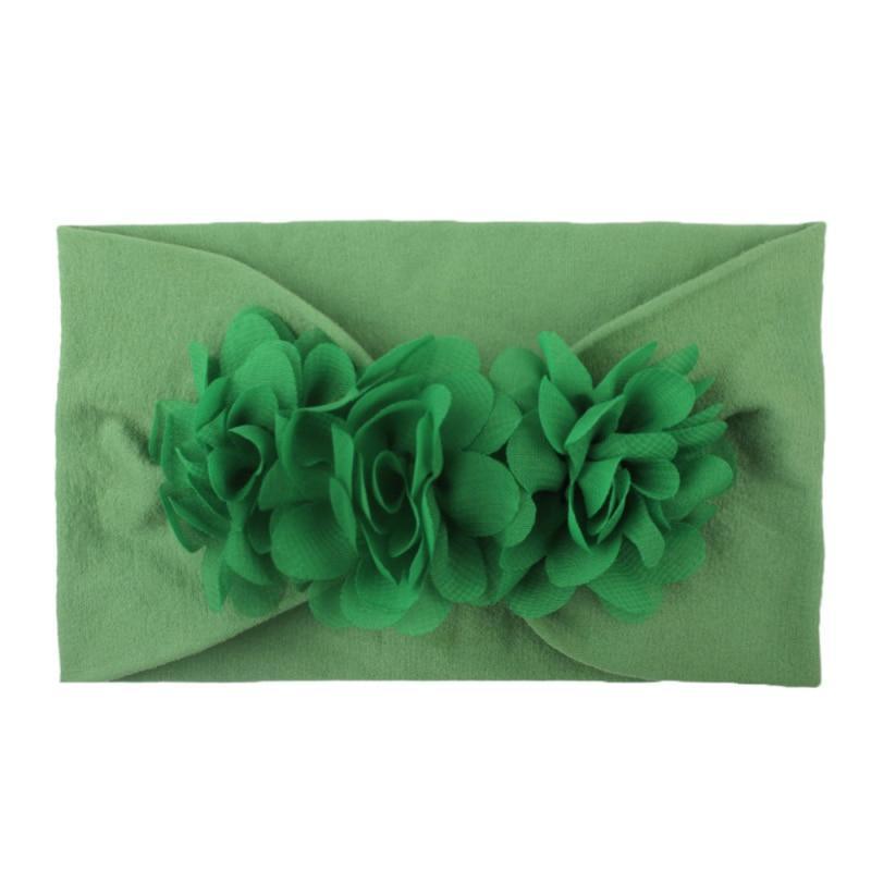 Diademas de Flores de Encaje para Bebés - Accesorios de Cabello de Elastano Suave