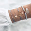 Elegant Elephant Tree of Life Tassel Bracelet Set - Luxury Jewelry for Women - Korvel