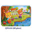 60-Piece Cartoon Animal Wooden Puzzle for Kids - Educational Fun Toy - Korvel