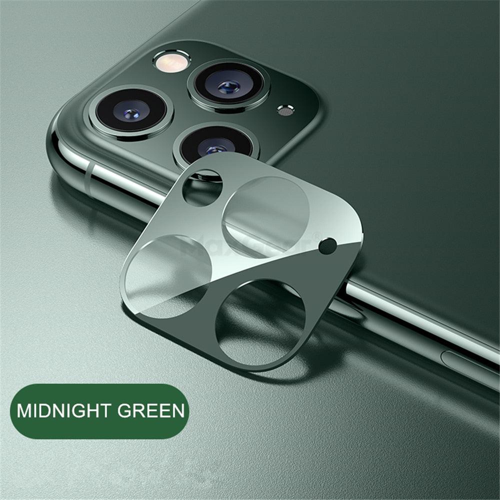 Protector de Lente de Cámara de Vidrio Templado para iPhone 12 y 11 Series