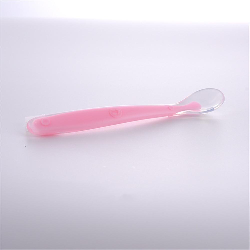 Premium Soft Silicone Baby Feeding Spoons - Candy Color Set