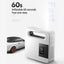 12V Mini Car Air Compressor Tire Inflatable Air Pump Portable Inflator Pump Electric Intelligent Car Tire Inflator - Korvel