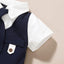 Combinaison de Luxe Moderne pour Bébé - Combinaison à Manches Courtes pour Garçons