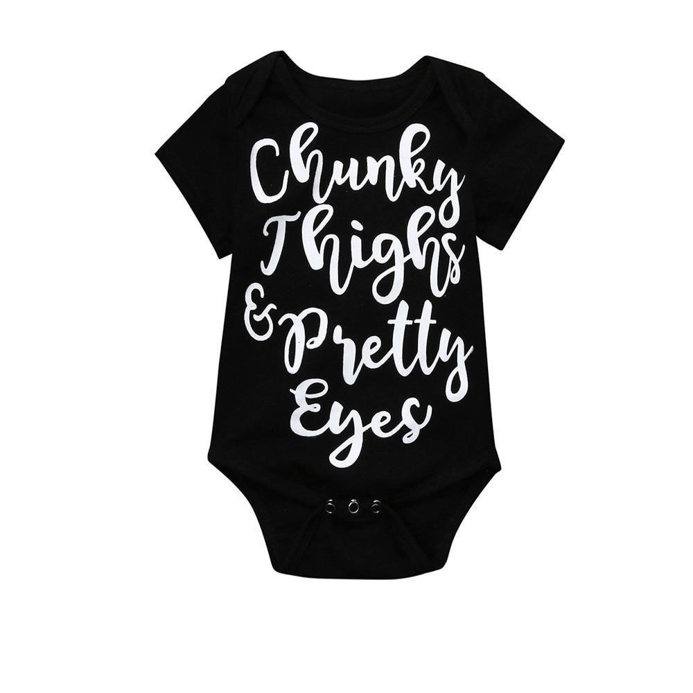 Bodysuit de bébé imprimé moderne de luxe - Combinaison d'été unisexe