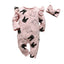 Modern Baby Girls Cartoon Rabbit Pattern Romper Set