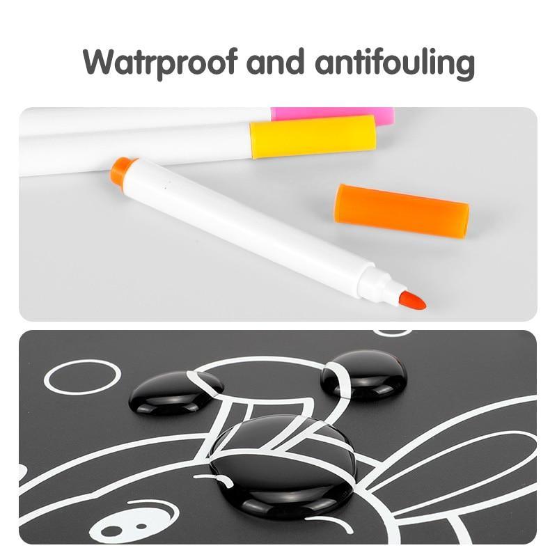 Tablero de Dibujo Educativo Moderno para Niños y Libro para Colorear