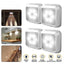STEVVEX Wireless LED Motion Sensor Night Lights - Set of 2