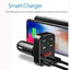 Transmetteur FM Bluetooth 5.0 et Chargeur de Voiture USB Rapide