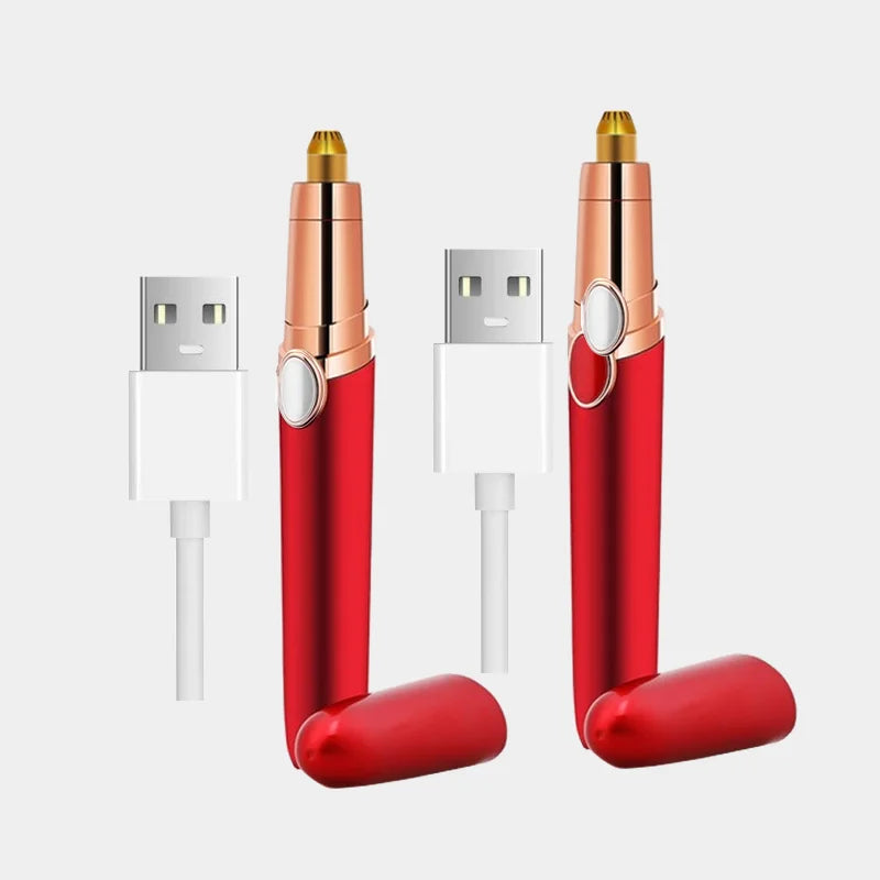 New Design Electric Eyebrow Trimmer Makeup Painless Eye Brow Epilator Mini Shaver Razors Portable Facial Hair Remover for Women - Korvel