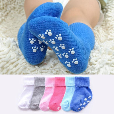 Cotton Candy Color Anti-Slip Baby Socks