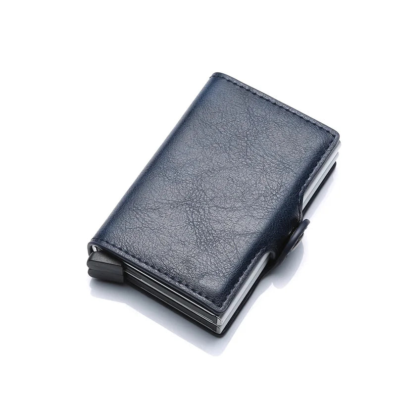 Carbon Fiber Leather Men Wallet Money Bag - Korvel