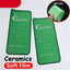 Protecteur d'écran en céramique pleine couverture premium pour iPhone