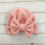 Chapeau en Tricot Élégant pour Filles Bébé avec un Grand Nœud
