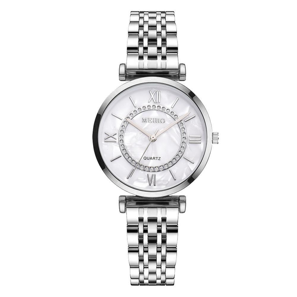 Montre Bracelet en Cristal de Luxe pour Femmes