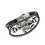 Bracelet en cuir tressé tendance pour hommes et femmes