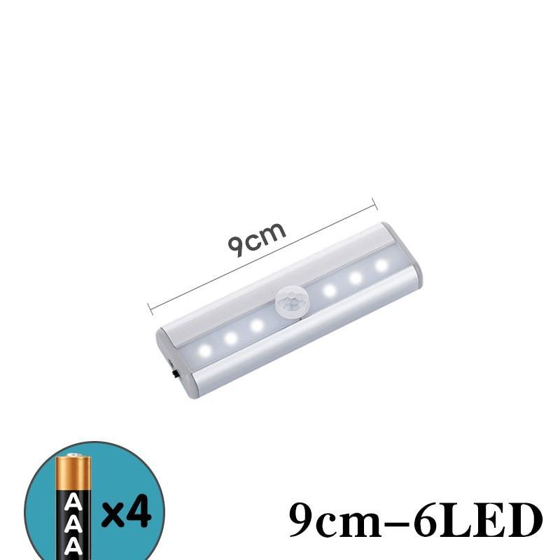 Luz Nocturna con Sensor de Movimiento LED - Inalámbrica y Recargable