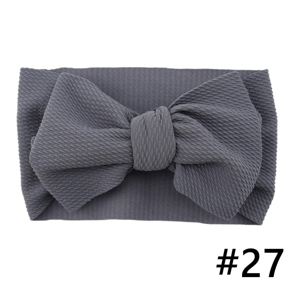 Diadema Grande con Lazo para Niñas - Accesorio de Cabello Ajustable