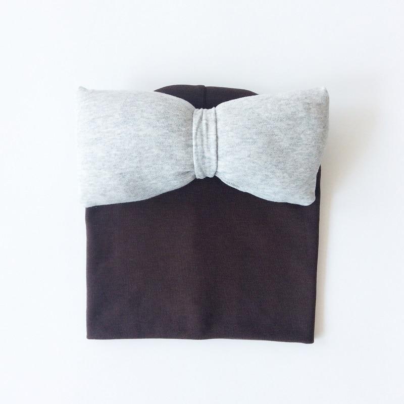 Conjunto de Sombrero y Bufanda de Algodón de Lujo para Niñas Otoño Invierno