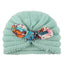 Charming Handmade Cotton Baby Turban Hat with Colorful Bow for Boys and Girls - Perfect for Autumn and Winter - Korvel