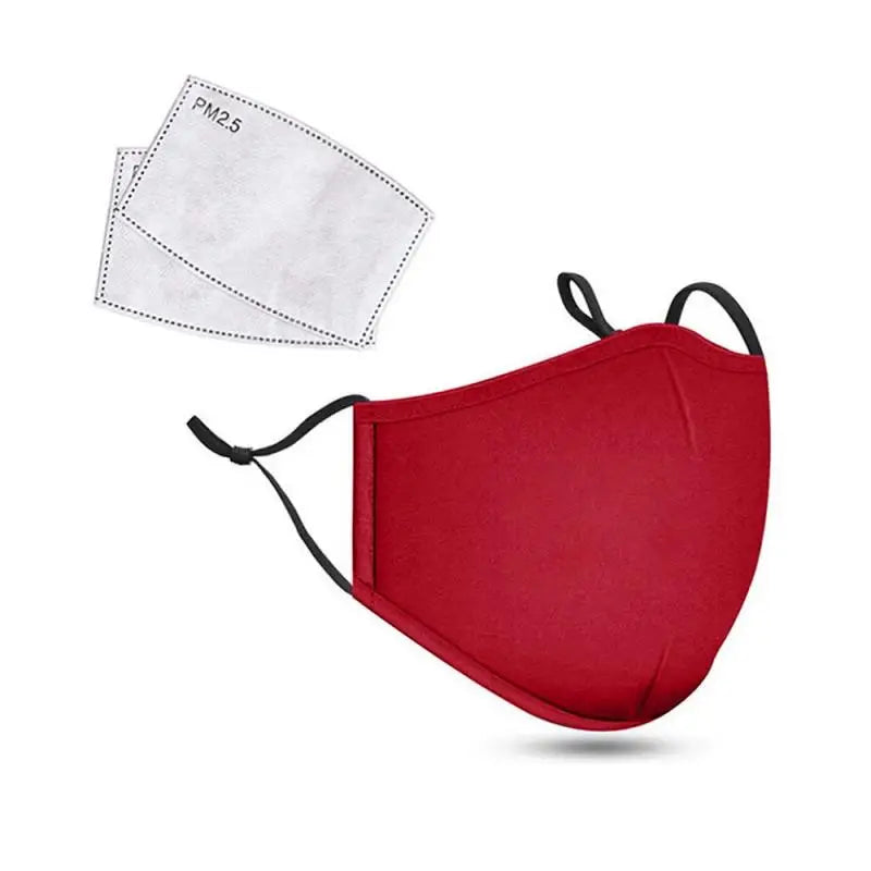 PM2.5 Anti Dust Mask Activated Carbon Filter Masks Windproof Mouth-muffle Proof Flu Face Masks With Filters - Korvel