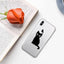 Cute Black Cat Phone Case for iPhone Models